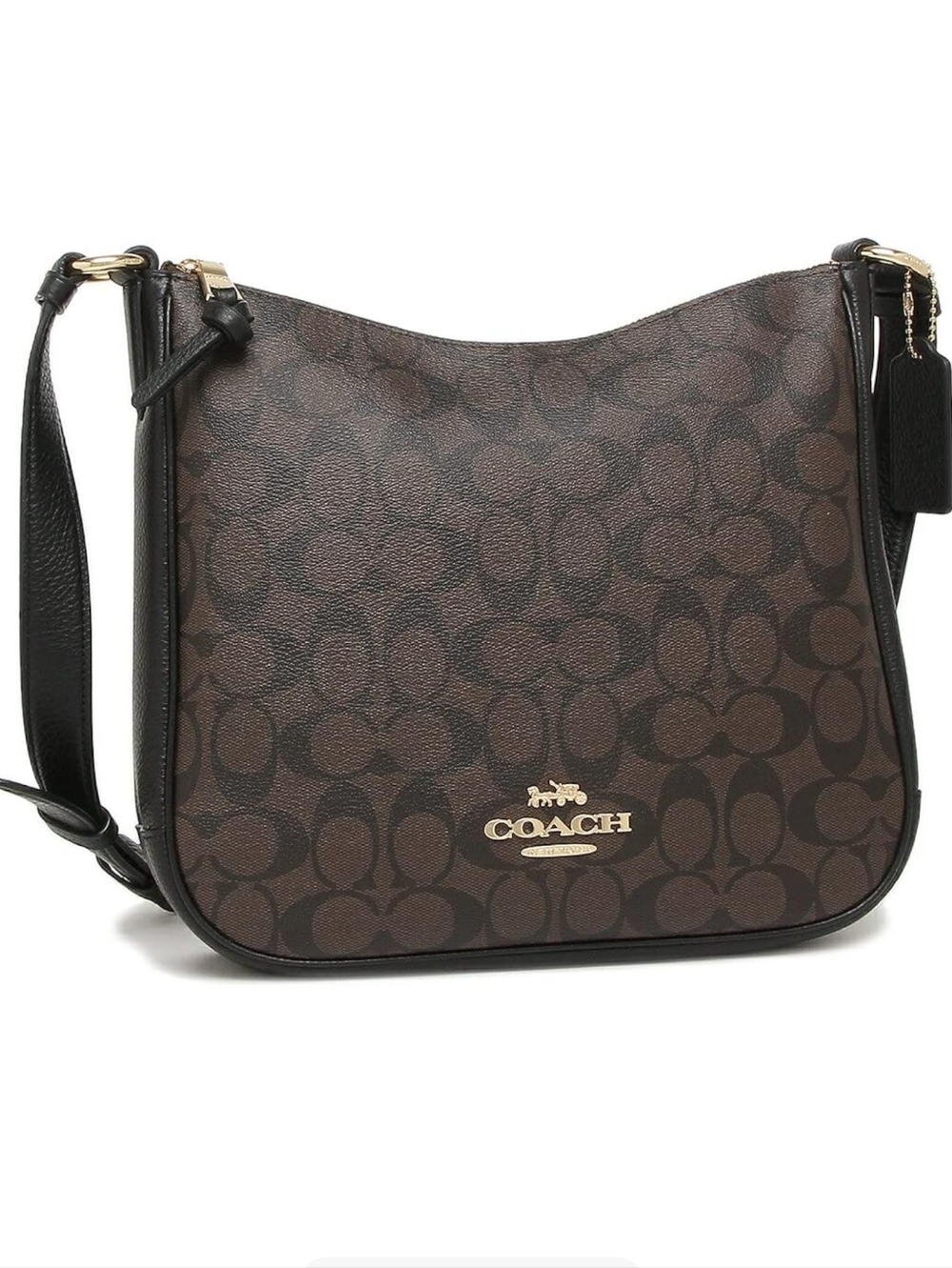 Coach Ellie File Bag In Signature Canvas